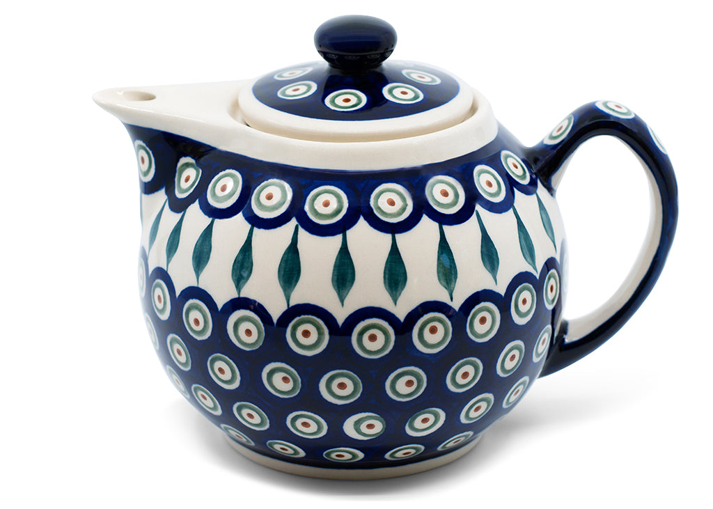 Teapot With Pattern Small Teapot - Pattern 56 - Tzeramika