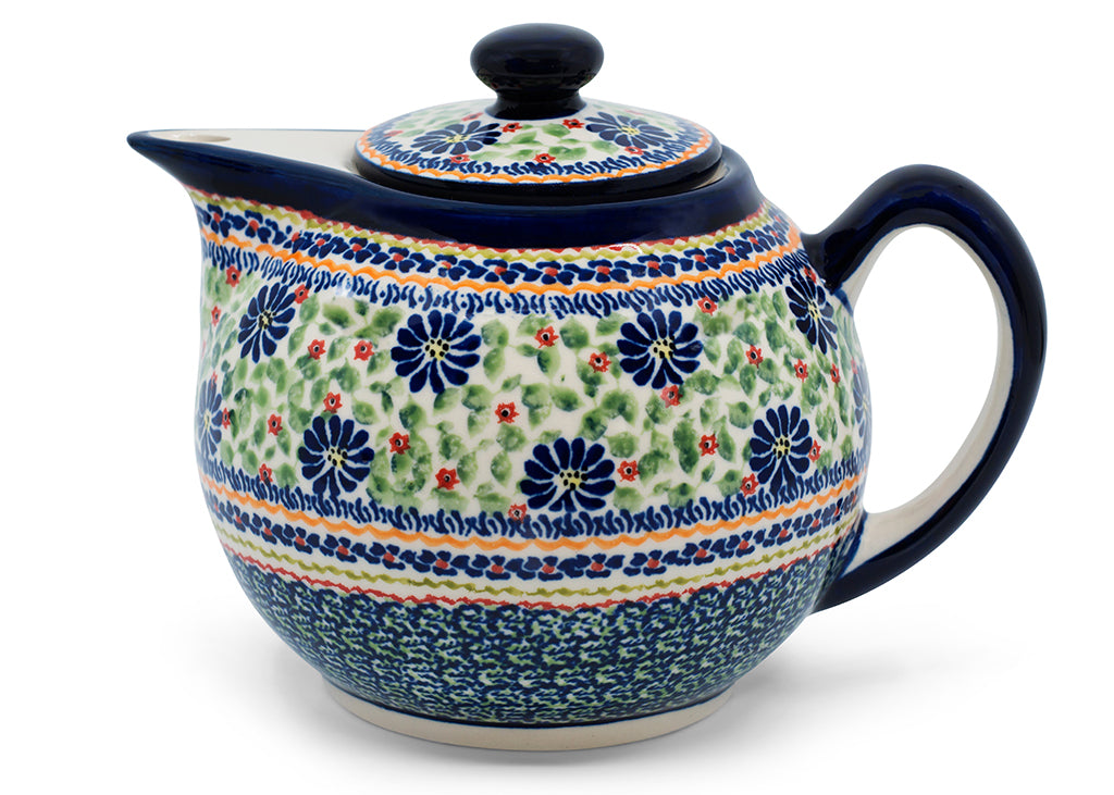 Teapot With Pattern Small Teapot - Pattern 56 - Tzeramika